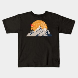 Montain Glacier Sun Kids T-Shirt